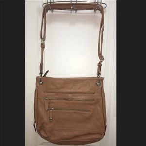 Caramel cross body bag